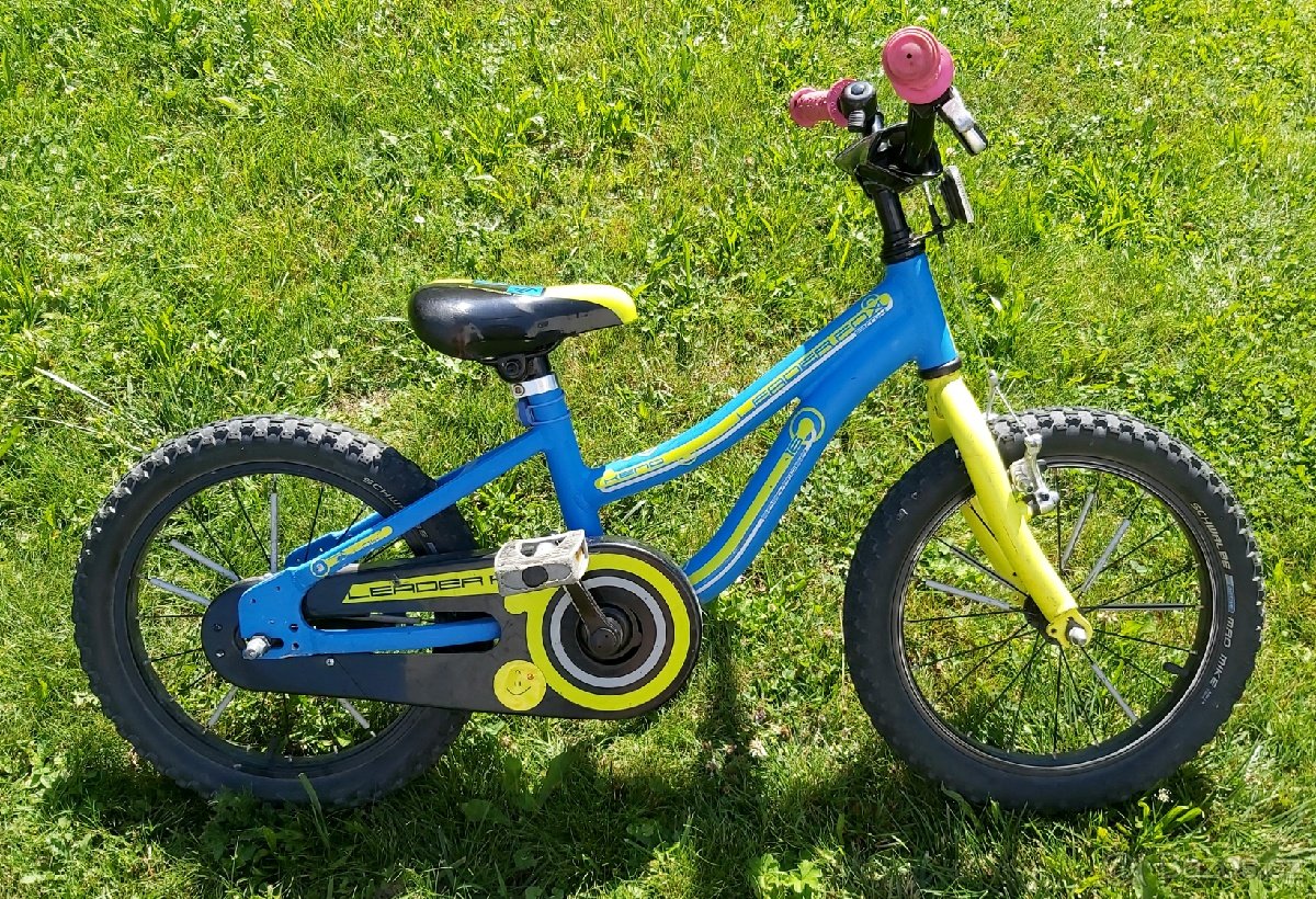 Dětské kolo Leader Fox Keno 16" + balanční kolečka