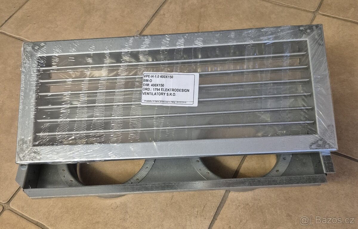 Pozinkovaná mřížka VZT