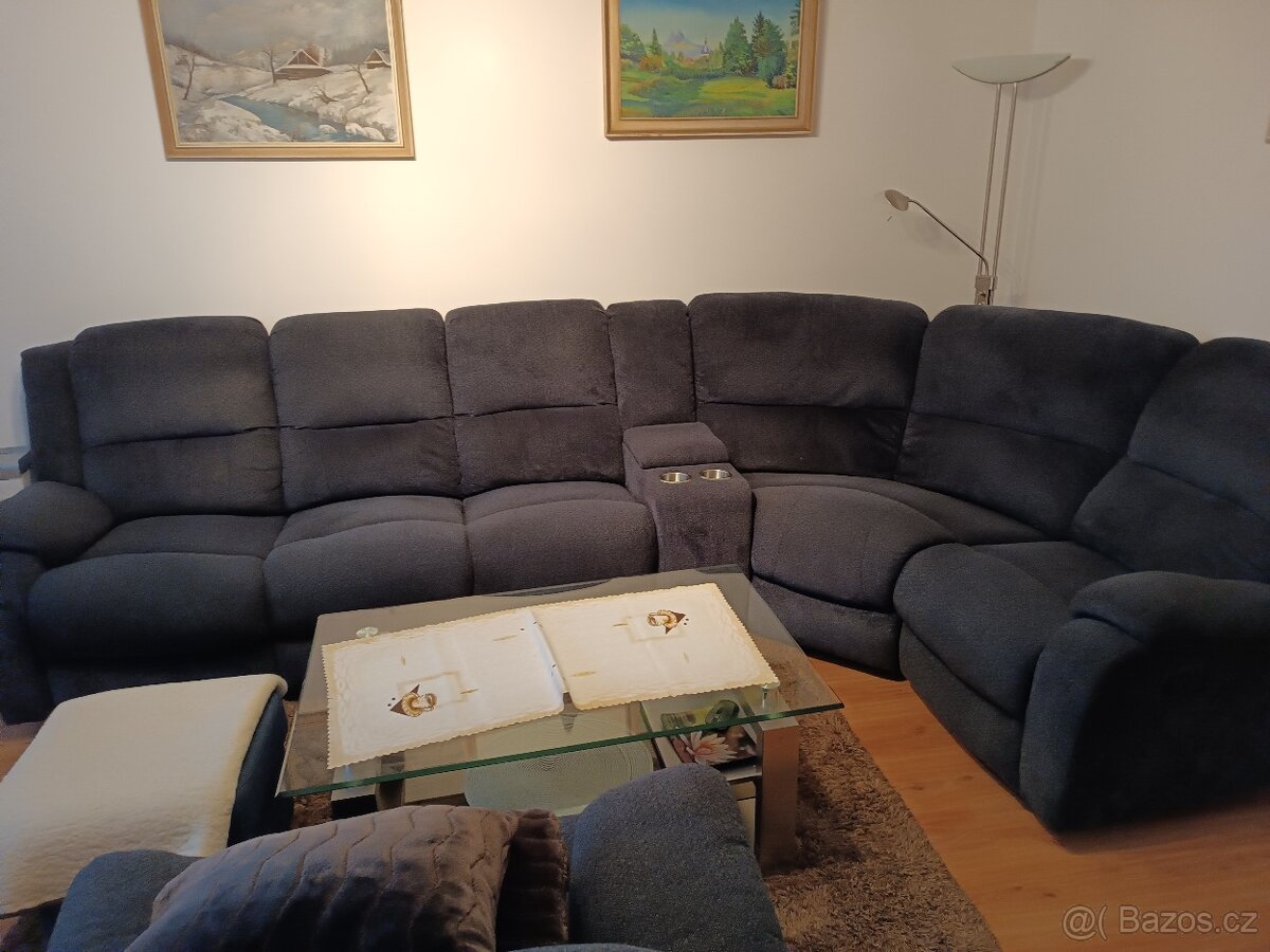 Rohová sedačka + křeslo