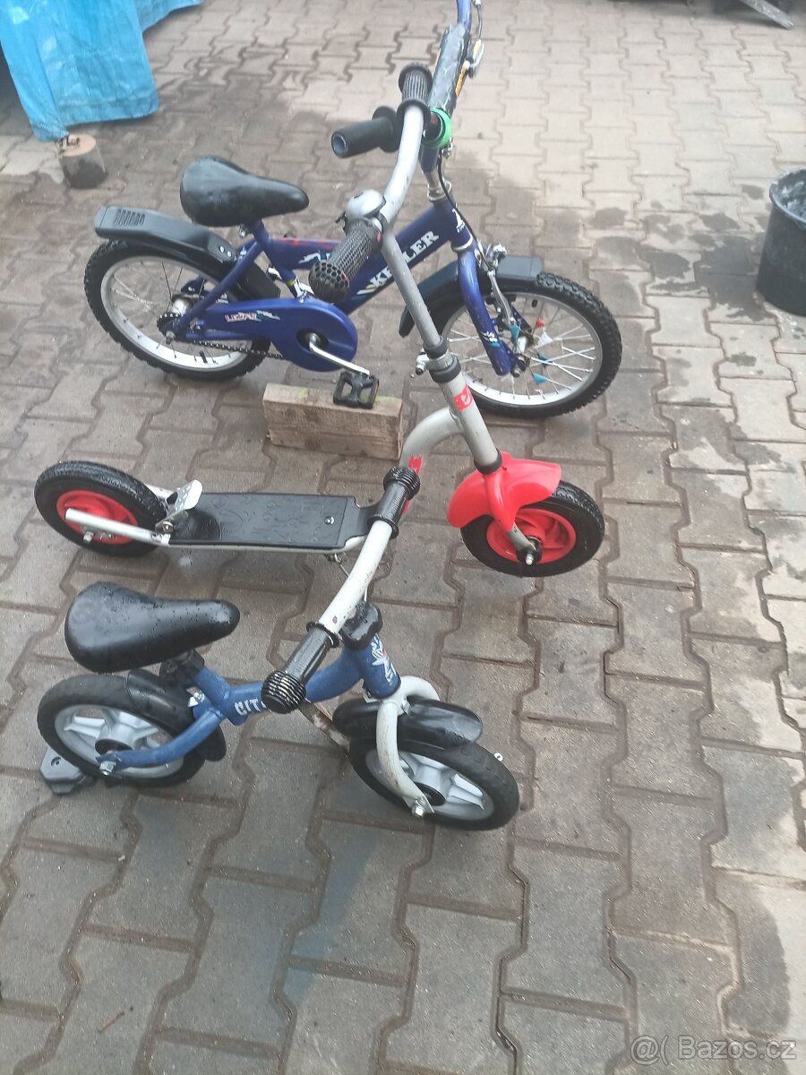 Kolo,odrážedlo,koloběžka