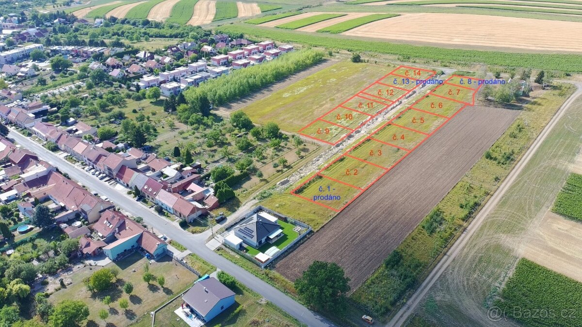 Stavební pozemky Otnice u Brna
