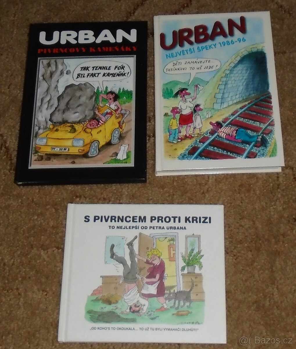 Urban - kreslený humor - 3 knihy