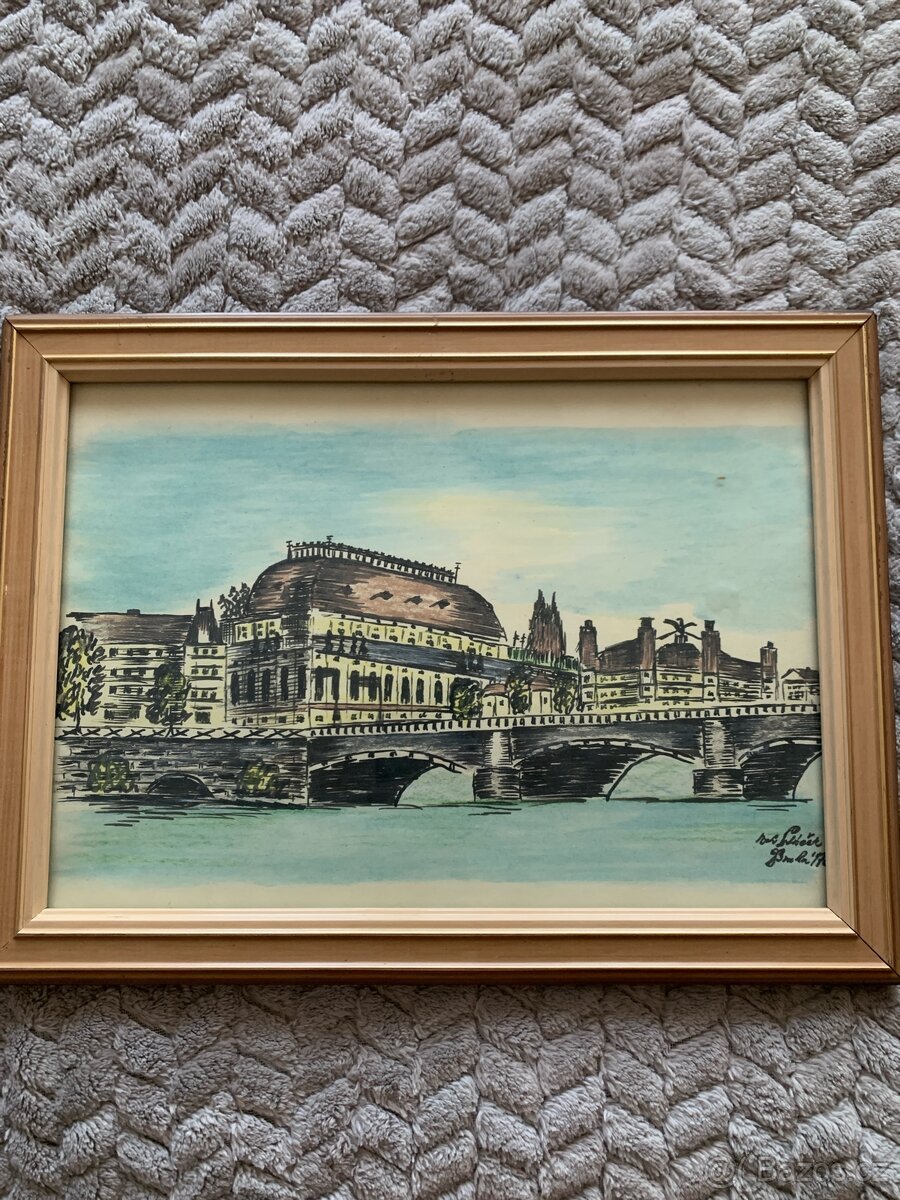 obraz narodni divadlo praha
