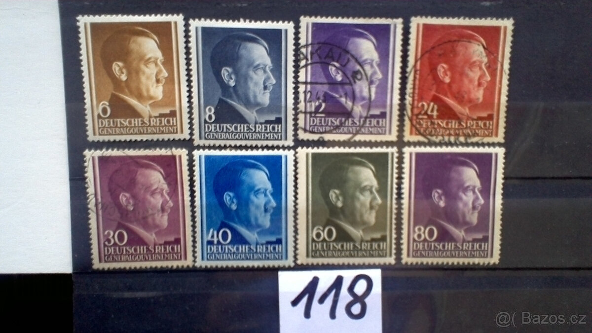 poštovní známky č.118