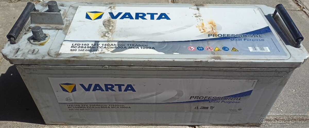 Autobaterie 12V 140Ah Varta