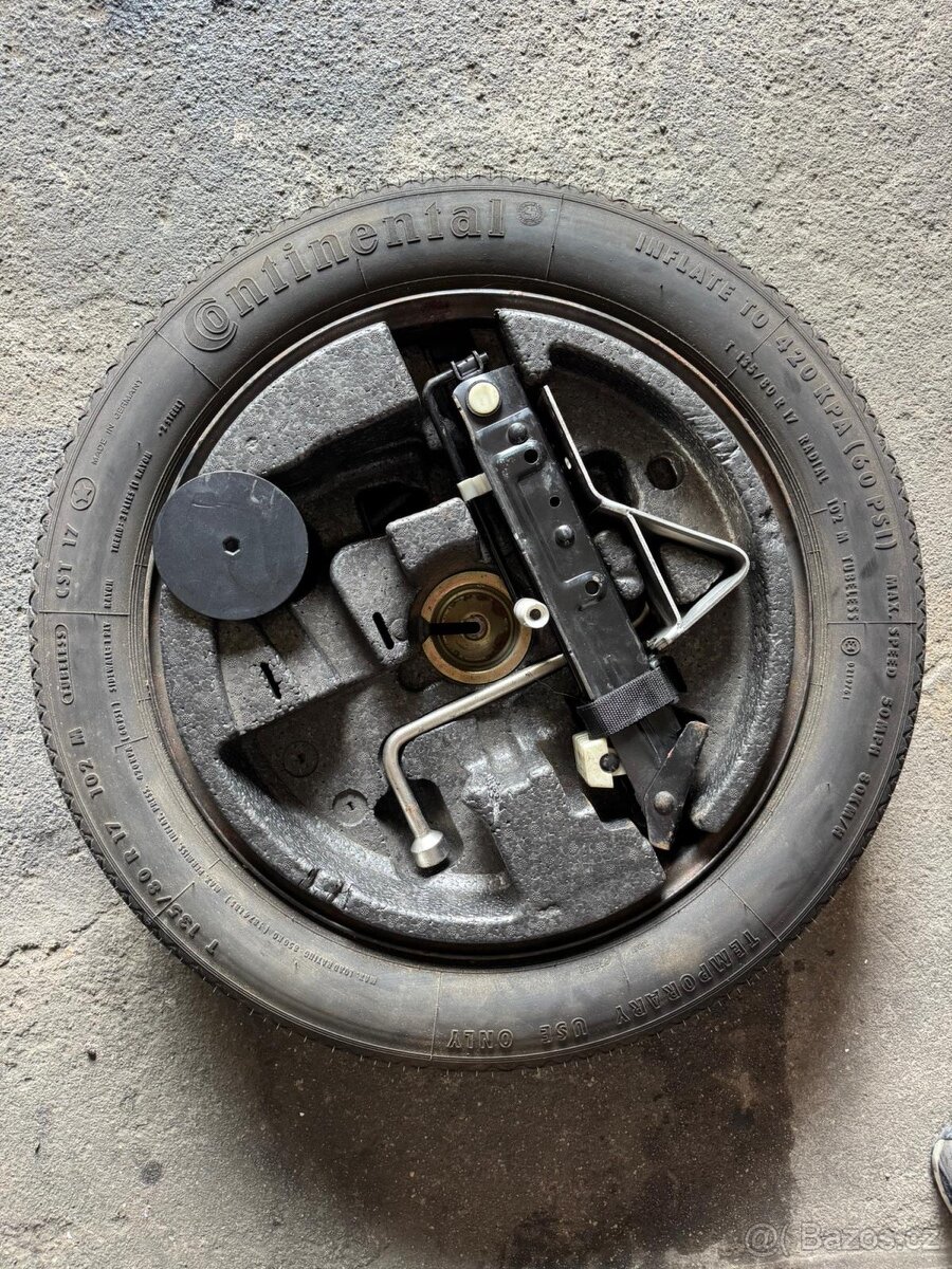 BMW e60 e61 rezervní / dojezdové kolo r17