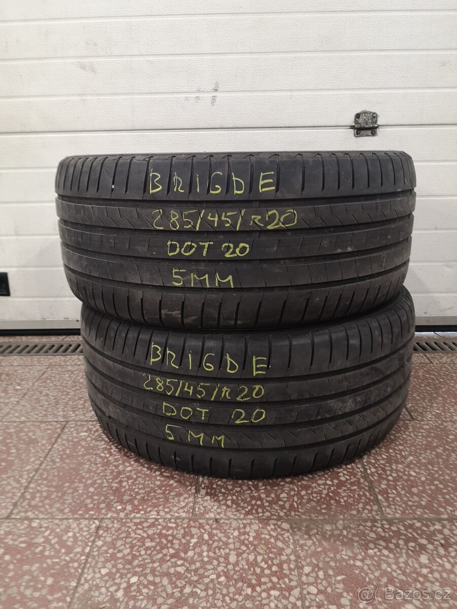 Letní Bridgestone 285/45/20 - 2020 - 5mm