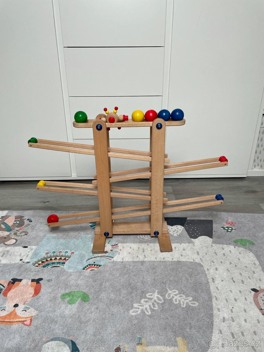 Dřevěná kuličková dráha Trihorse MAXI