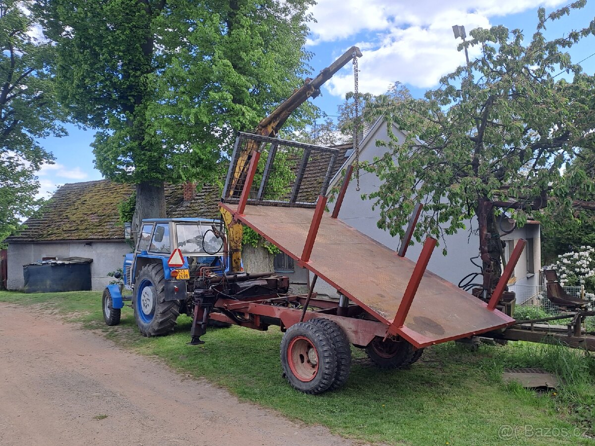Zetor 8011 Crystal +Vyvazecka dřeva ruka v3s