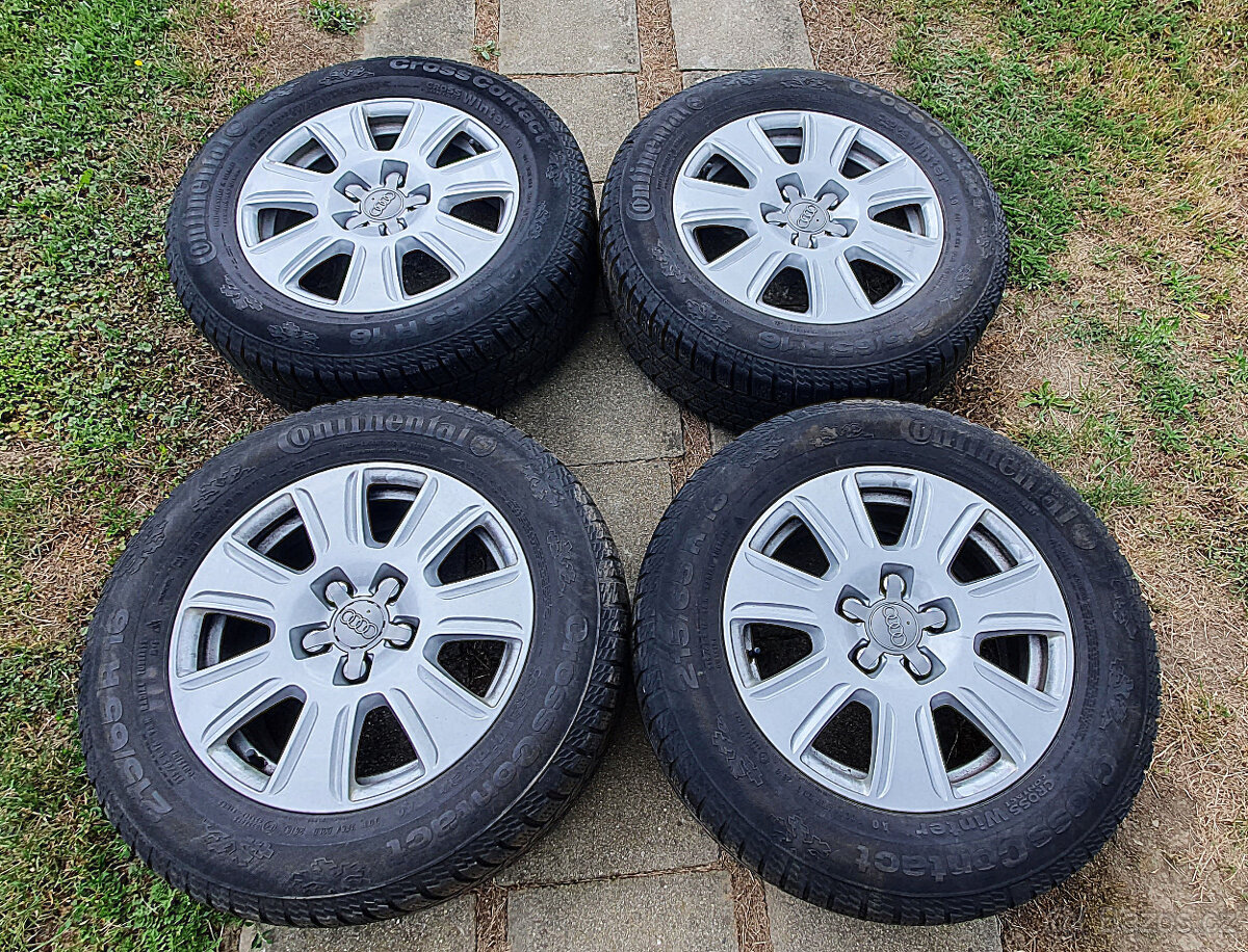 16"Alu kola Org. Audi 5x112mm., 6,5J, ET 33, 215/65/16"98H