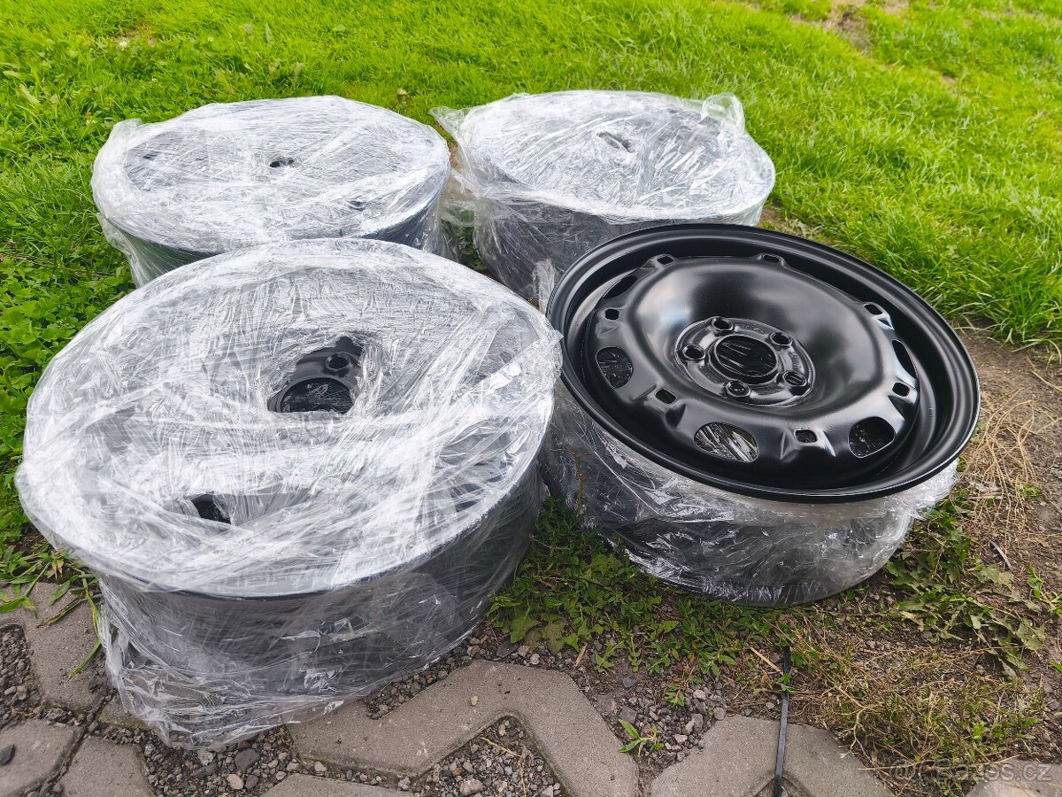 Plechové disky 5x100 R14 Škoda Fabia 1,2,3, Rapid, VW
