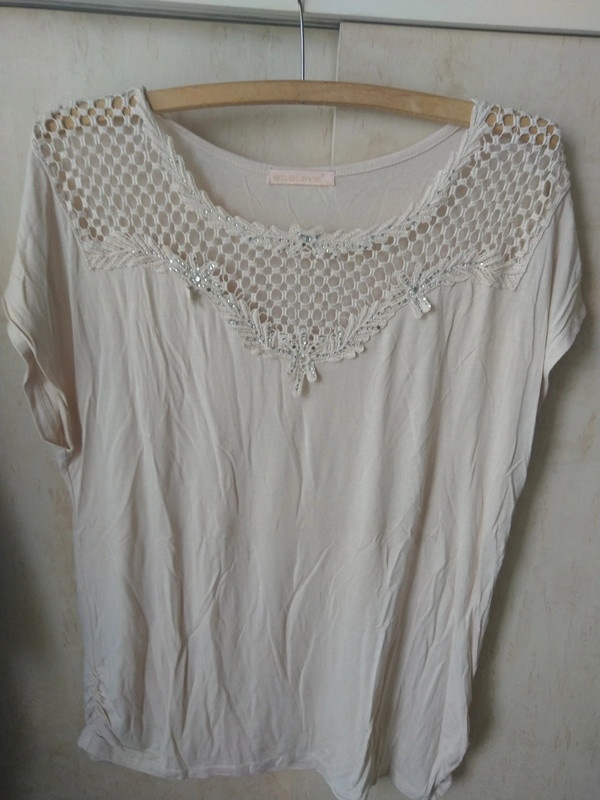 Tričko s krajkou L/XL