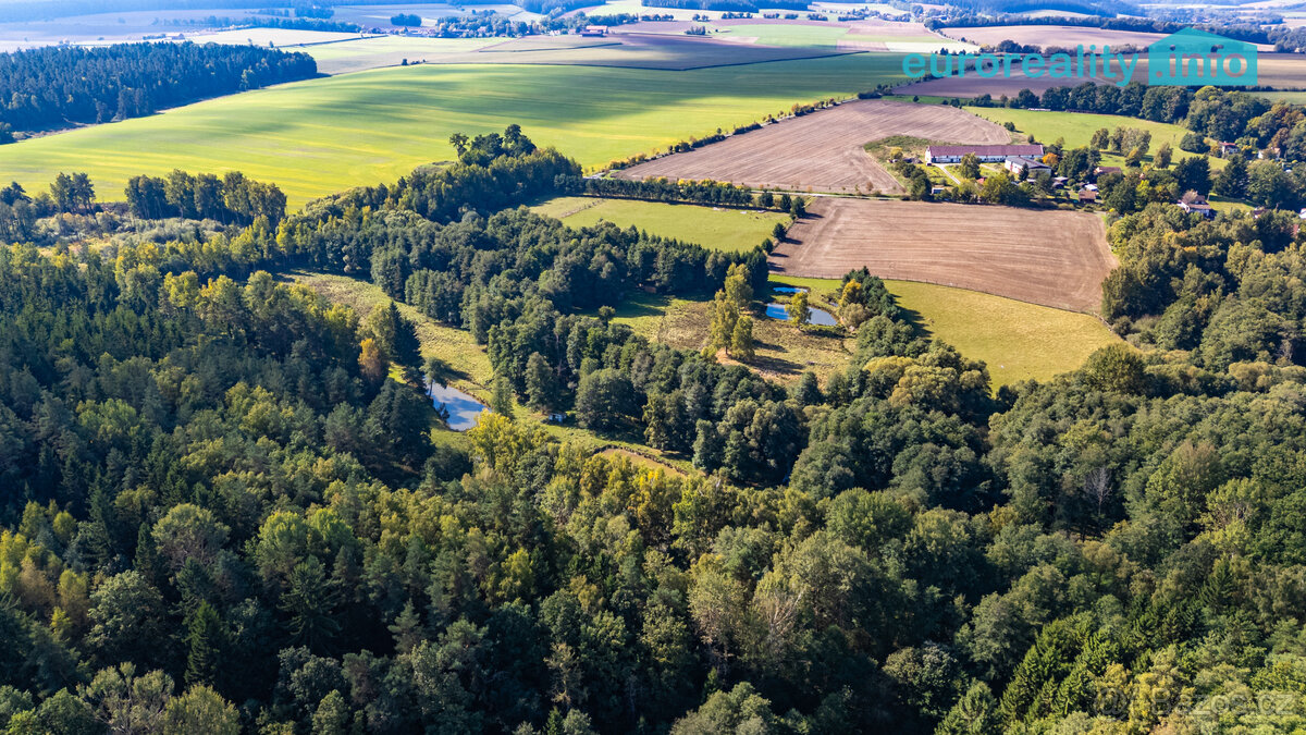 Prodej unikátní obory (8,66 ha) s jelení a dančí zvěří na hr