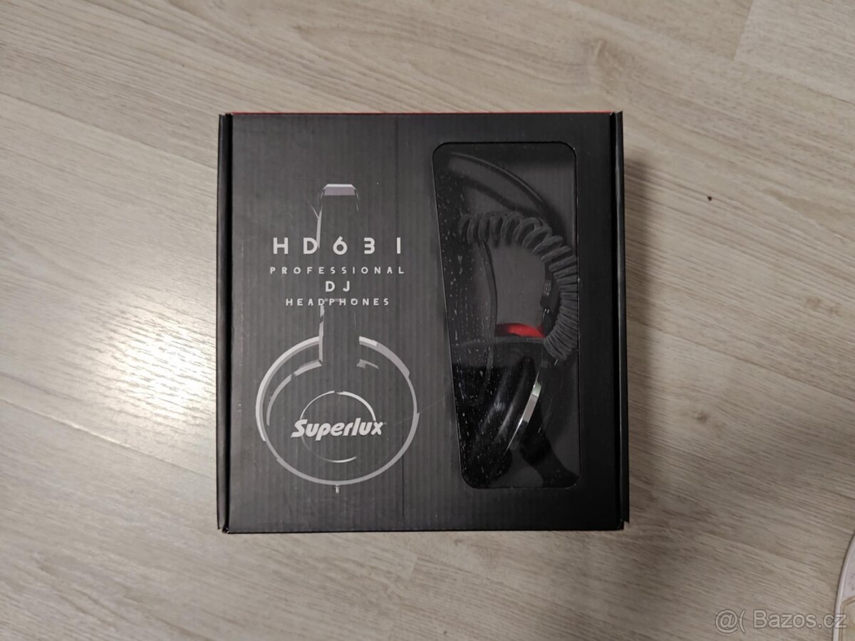 Superlux HD-631 DJ sluchátka - nová