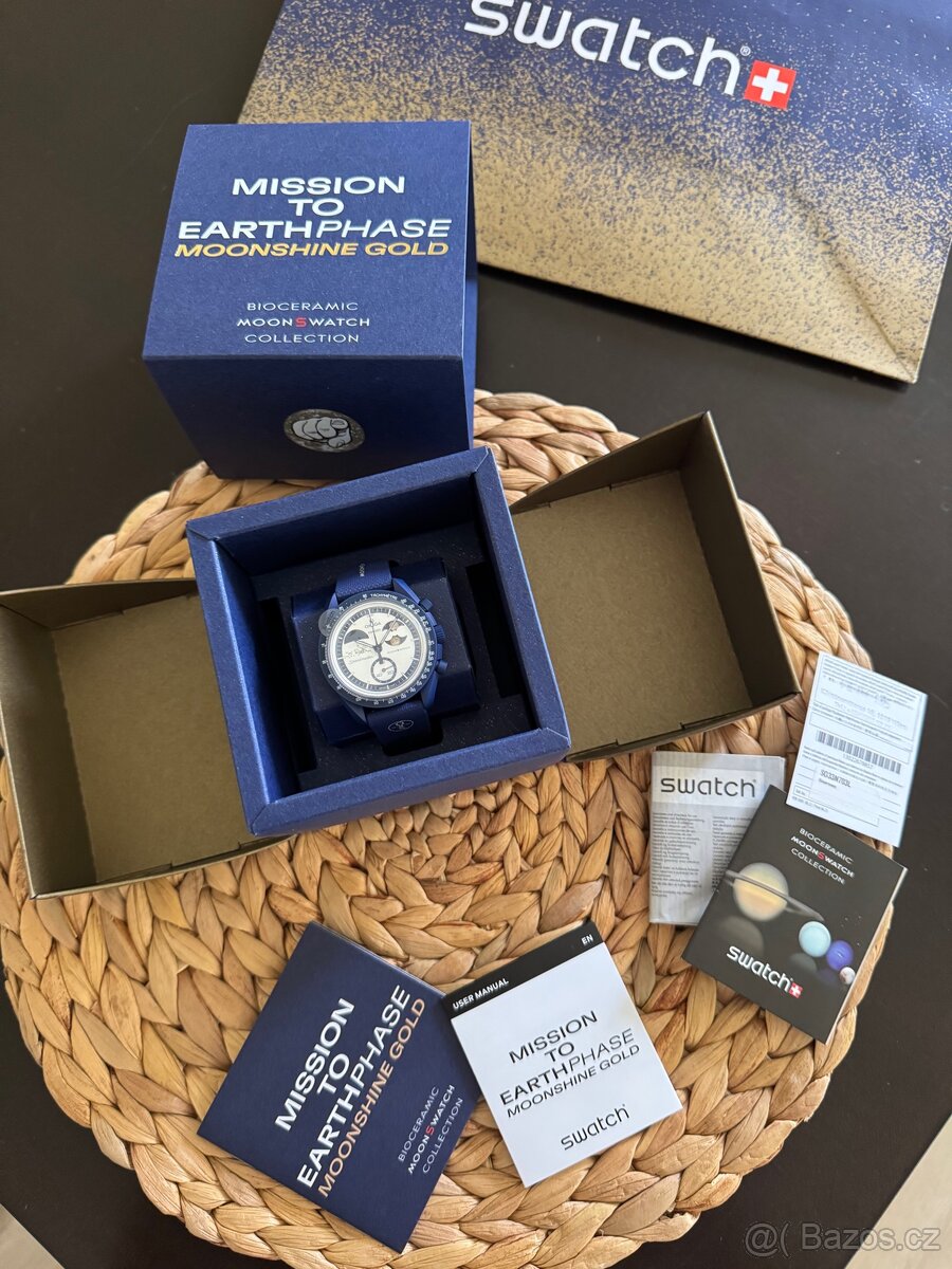 Omega X Swatch Mission to Moonshine Gold