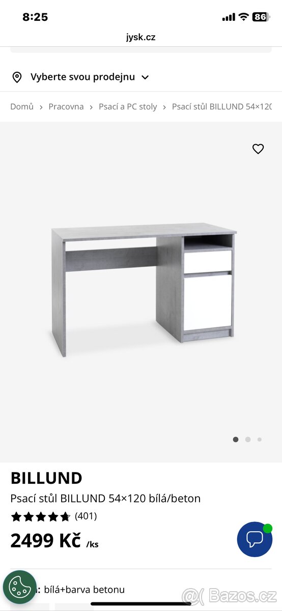 Psací stůl Billund