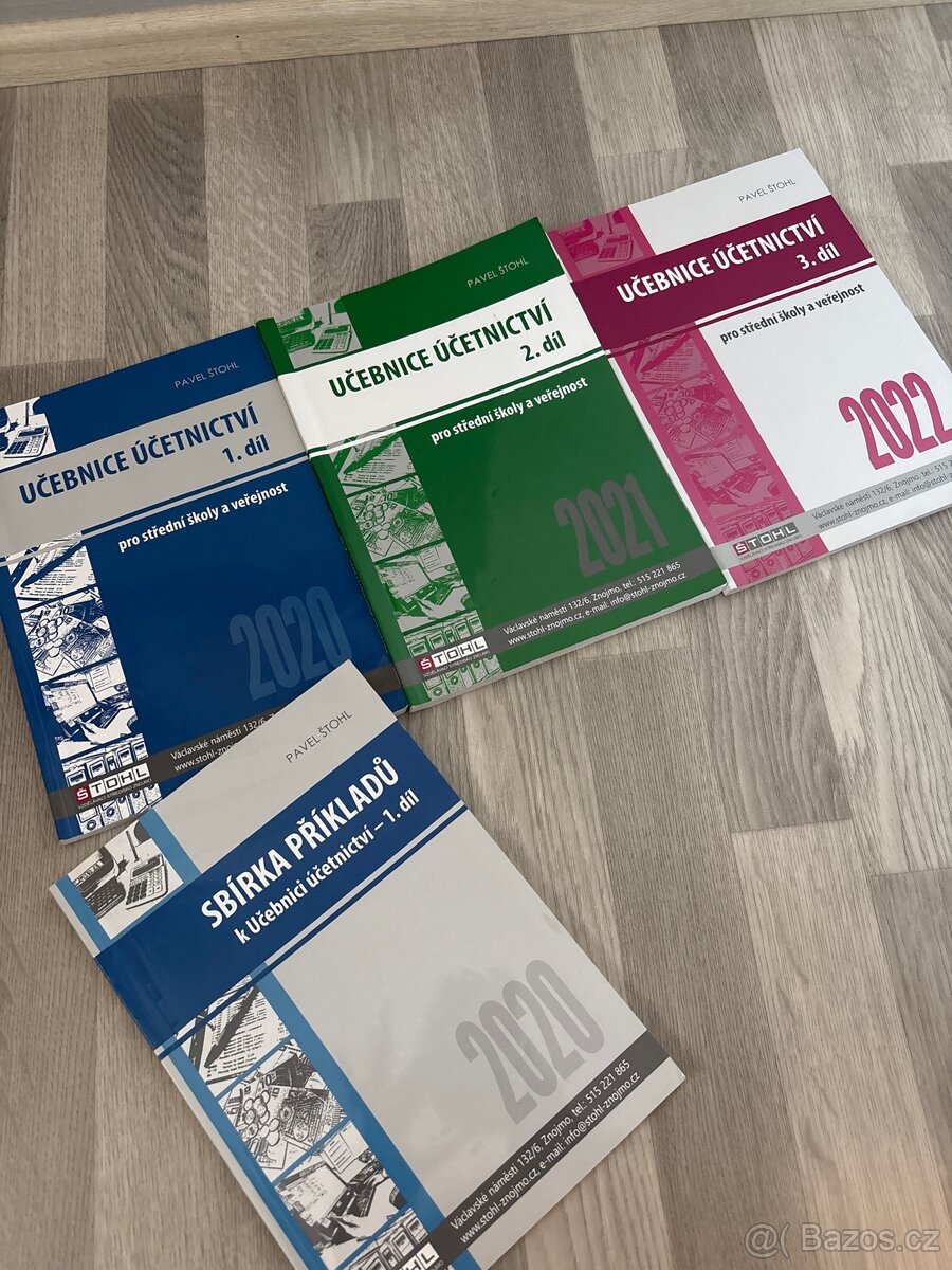 Učebnice účetnictví 1,2,3