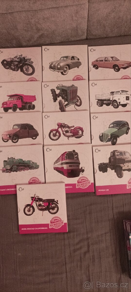 Na kolech stříbrné mince 1 Oz 13 ks