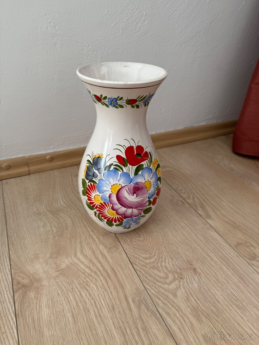 Chodská keramika, ručně malovaná