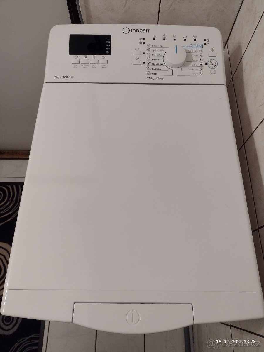 Pračka Indesit zánovní záruka 2029 + 10 let motor