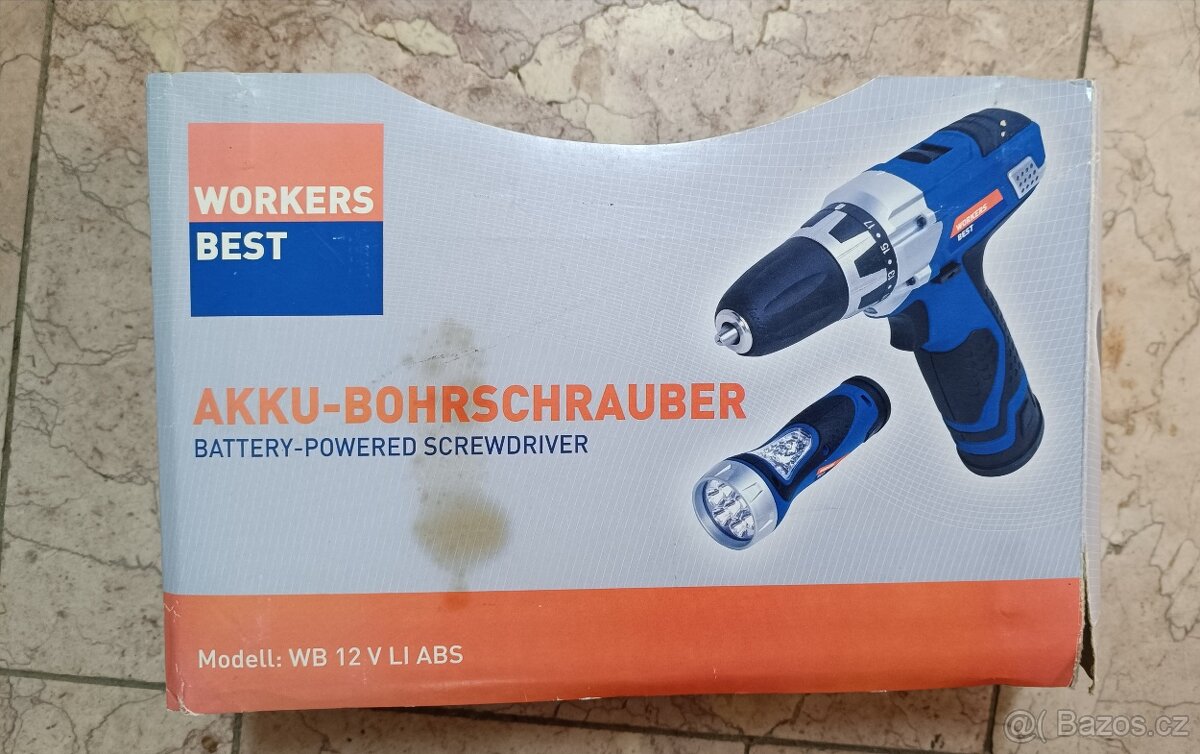 Akumulátorová vrtačka WB 12V Workers