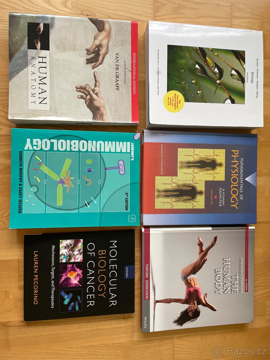 Anglické učebnice pro mediky