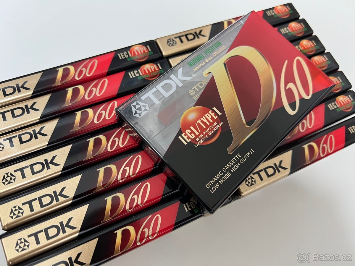 Audiokazeta TDK D 60