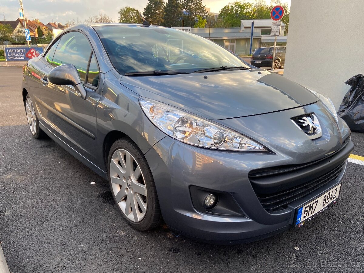 Prodám PEUGEOT 207 CC cabrio, 1,6i turbo 110 KW