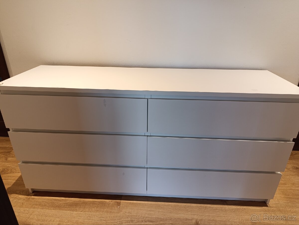 Komoda Malm 6ti šuplíková