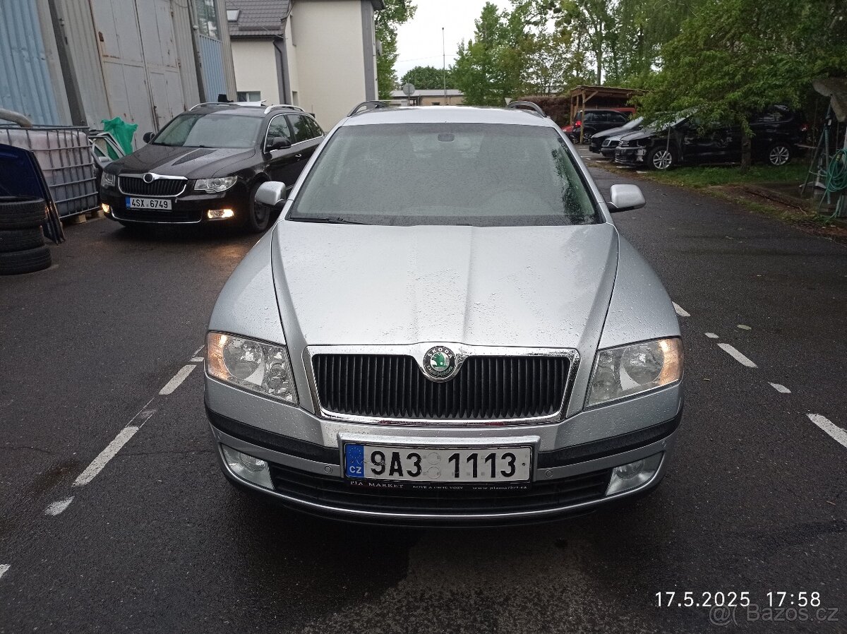 ŠKODA OCTAVIA 2 COMBI 1.9 TDI jen 168tis.km,DSG