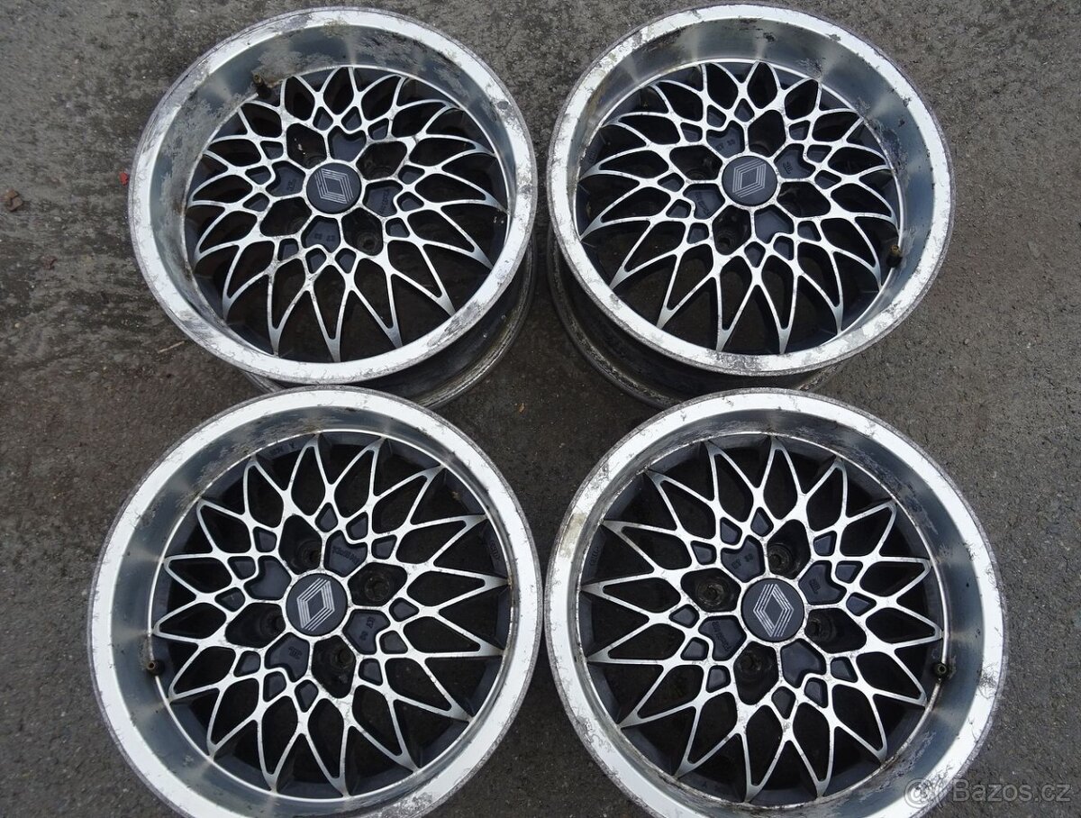 Alu disky límcové pavučiny Exip, 15", 4x100, ET 33, šíře 7J