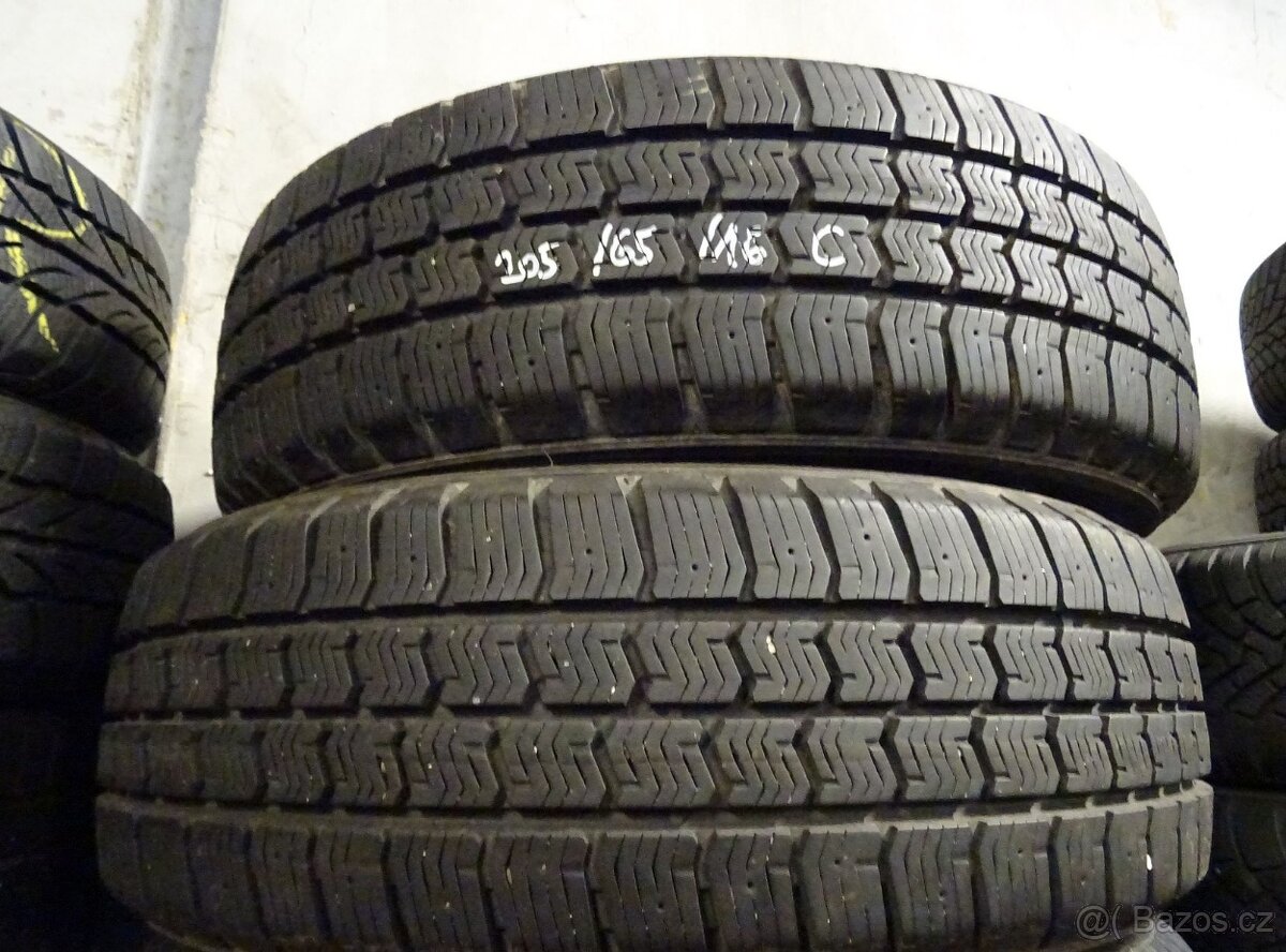 Celoroční pneu Fulda, 205/65/16 C, 2 ks, 9 mm