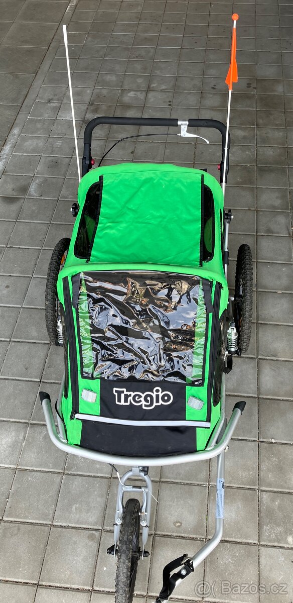 Prodám odpružený vozík TREGIO (pro 2 děti nebo velkého psa)