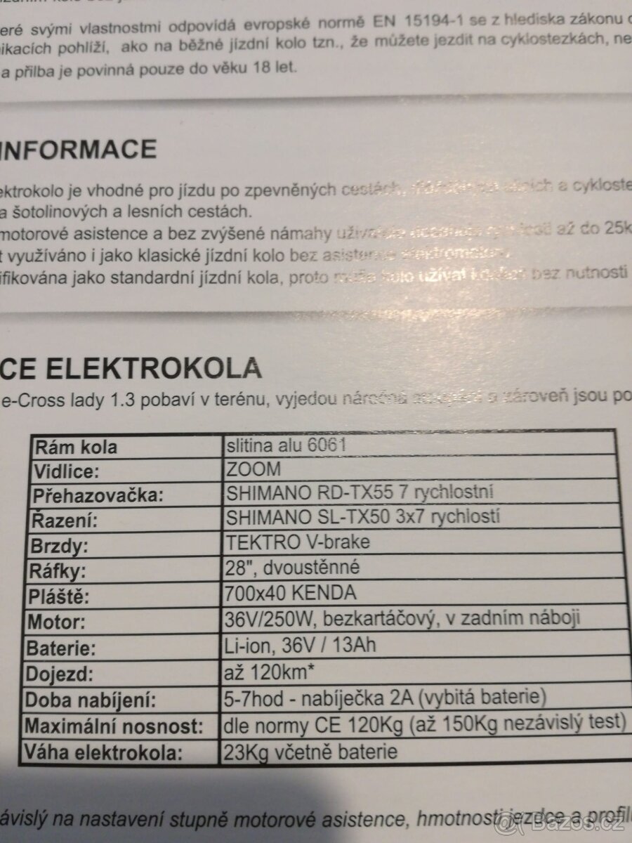 2 ELEKTROKOLA A NOSIČ NA KOULI