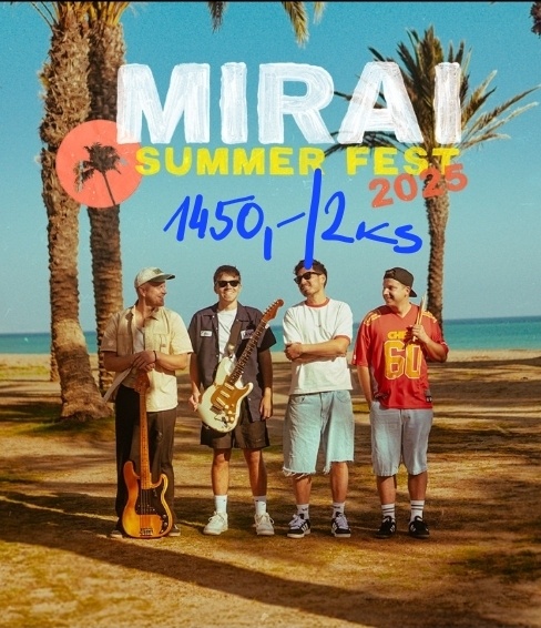 MIRAI SUMMER FEST LIBEREC - 2 vstupenky