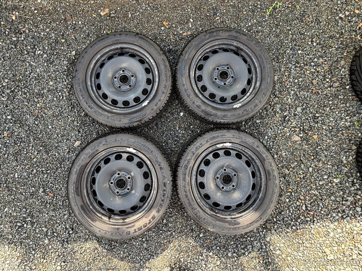 Kola na VW GOLF VI zimní pneu 205/55/16