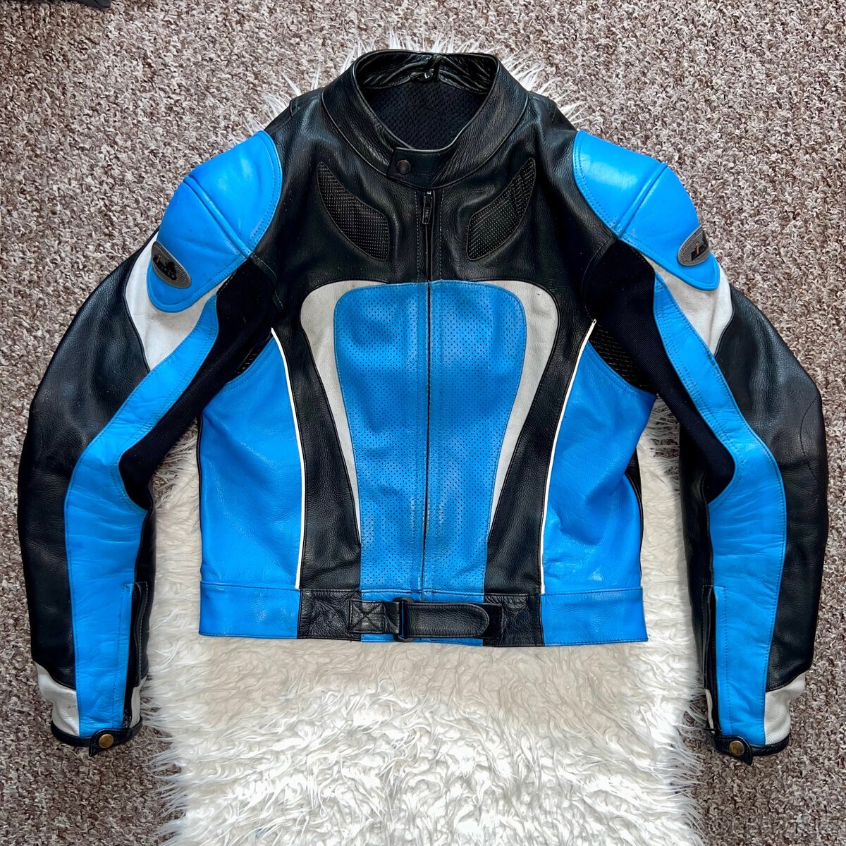 Kožená bunda na motorku s chrániči Pi1oto/Piloto vel. L