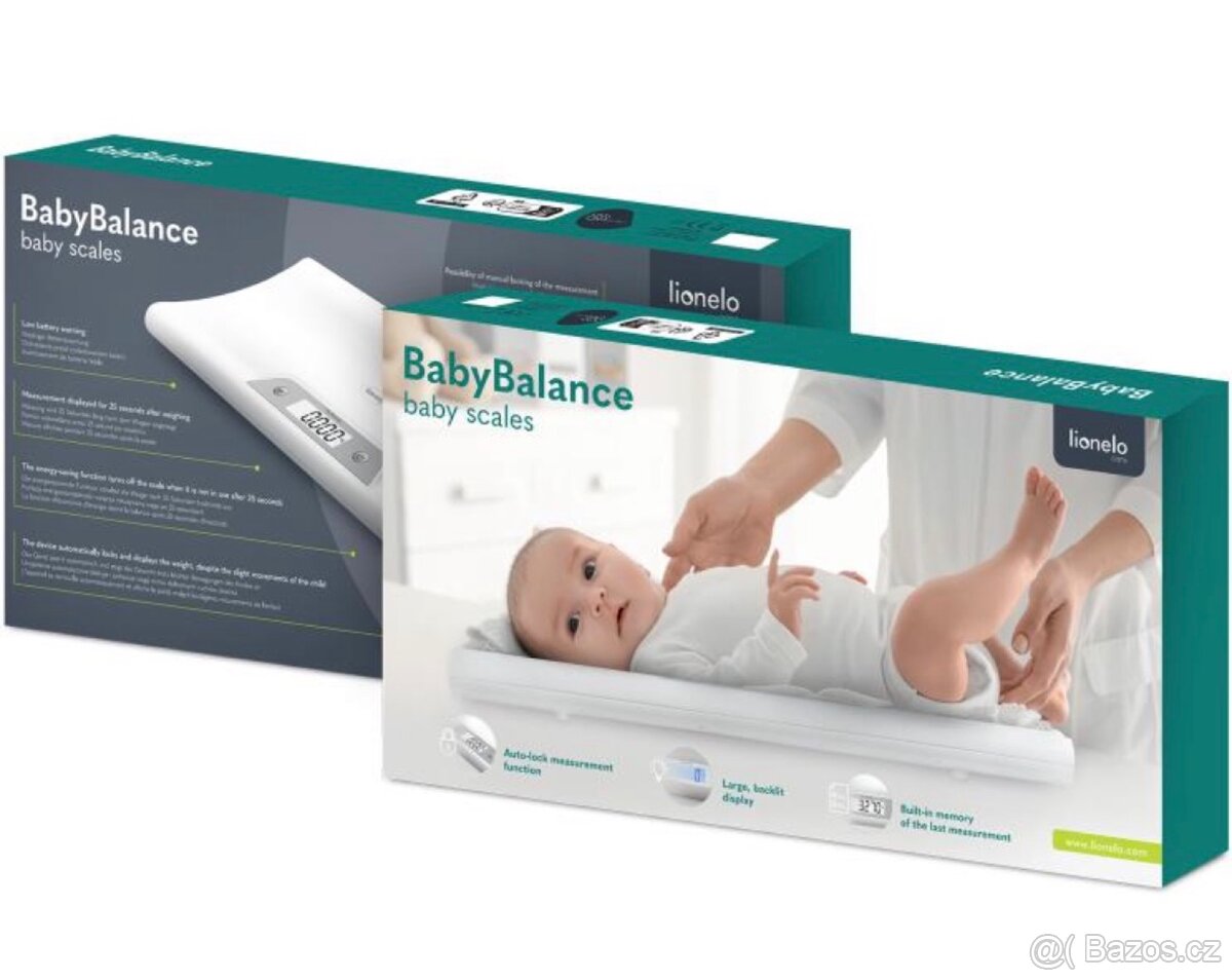 kojenecká váha Lionelo Babybalance White