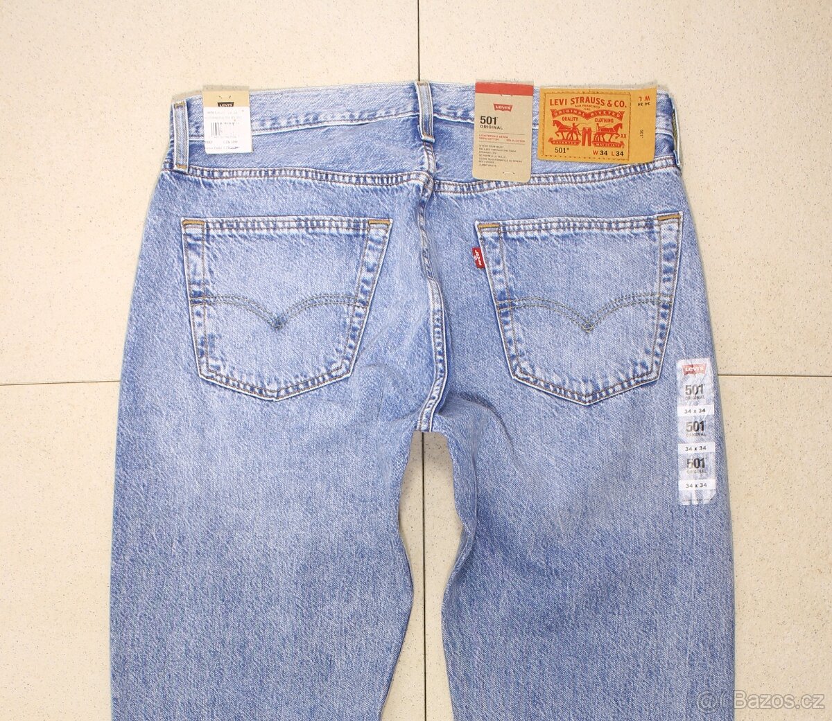 Pánské džíny Levi's 501 W34/L34=44/113cm p249