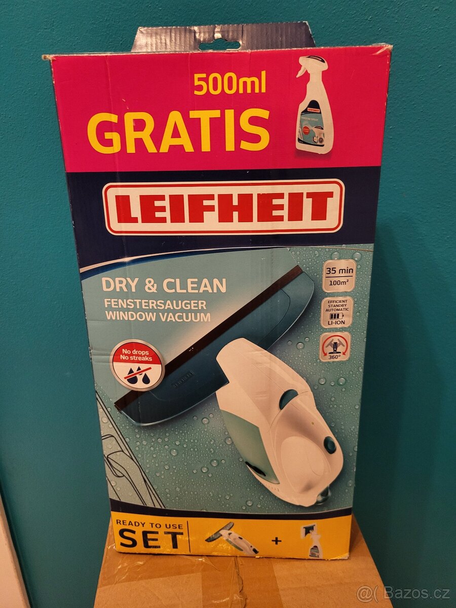 Leifheit 51021 Vysavač a leštič na okna