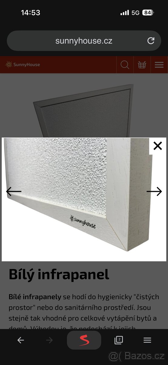 Prodám Infrapanel 200W