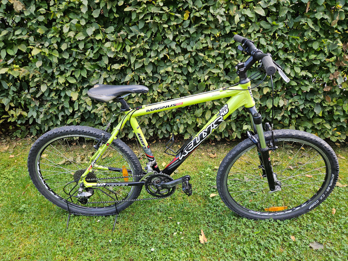 26" horské hliníkové kolo KELLYS, rám 19,5" zdvih 120 mm