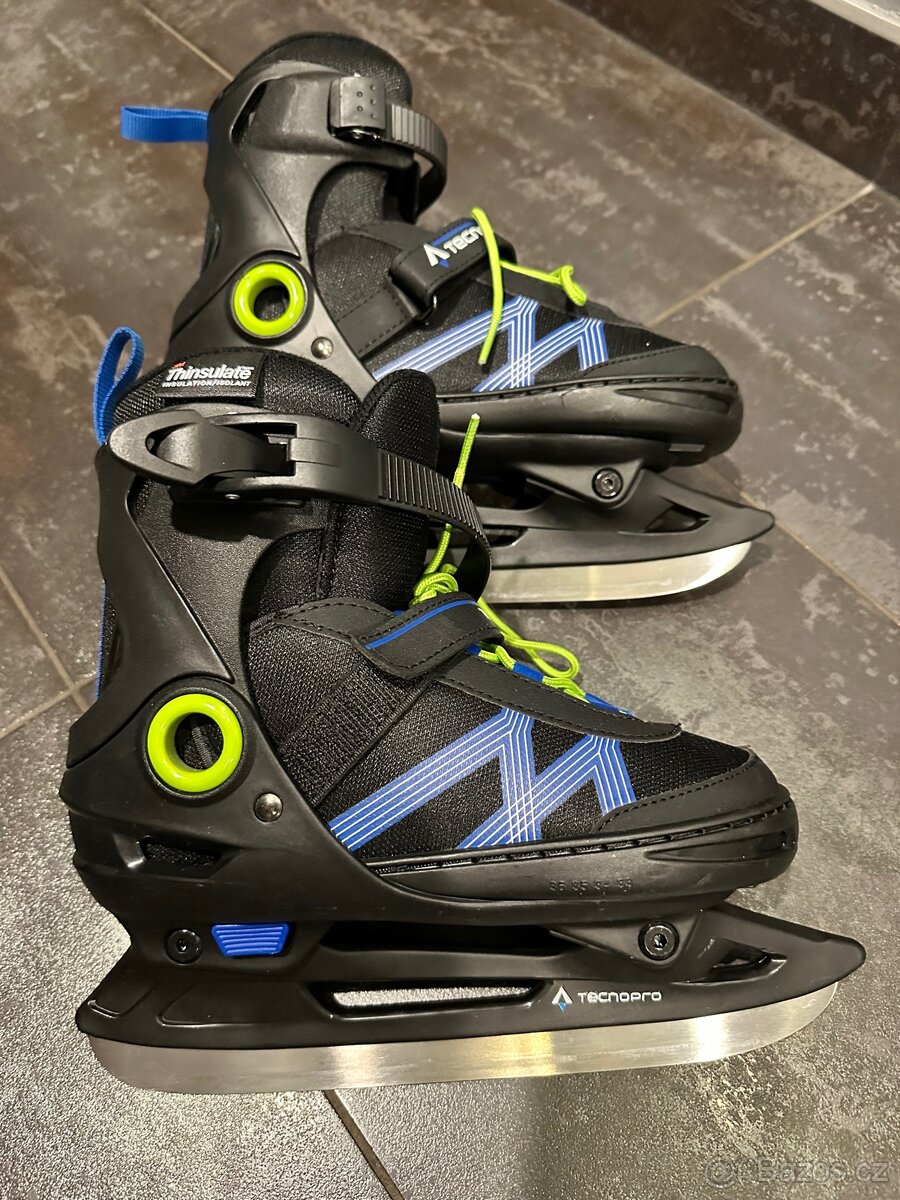 Brusle Tecnopro Flash skoro nove velikost 33-36 roztahovaci