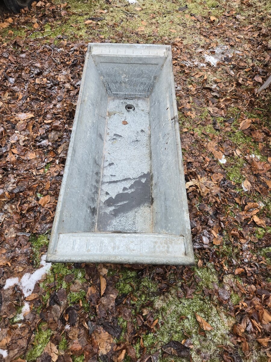 Plechova Vana pozink retro