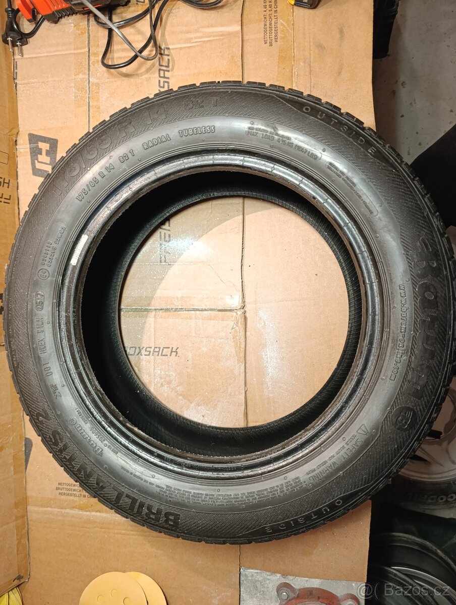 Barum letní 175/65 r14, 2ks