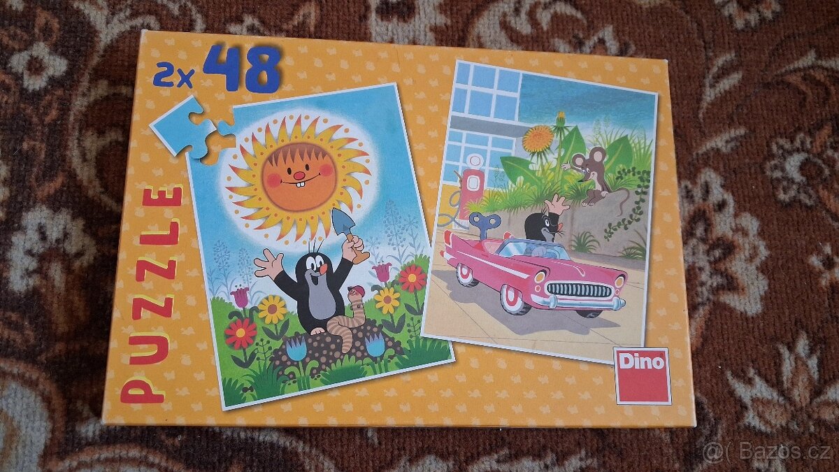 Dětské puzzle krtek