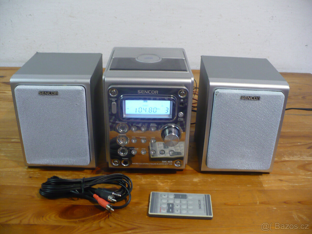 Micro-system Sencor SMC 403 + repro, 2 x 5W/4Ω RMS