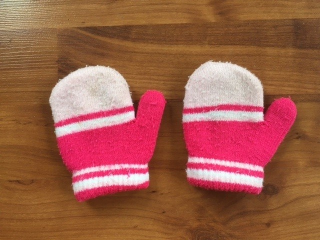 Zimní rukavičky pro holčičku ca. 1-2 roky