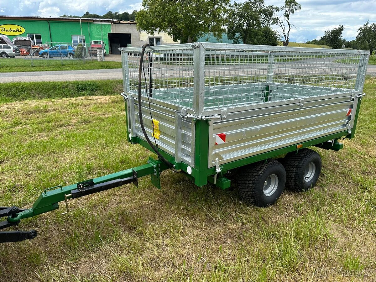 Traktorový třístranný návěs TTT 1500 - SPZ