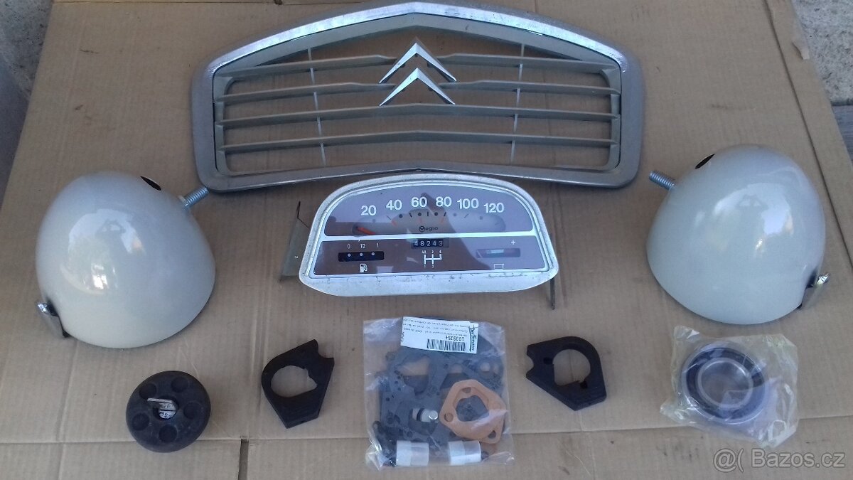 Citroen 2cv - díly.
